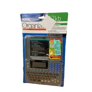 Royal DM2070 Organizer 52 kb  Pocket Organizer Gray 5 in Opened